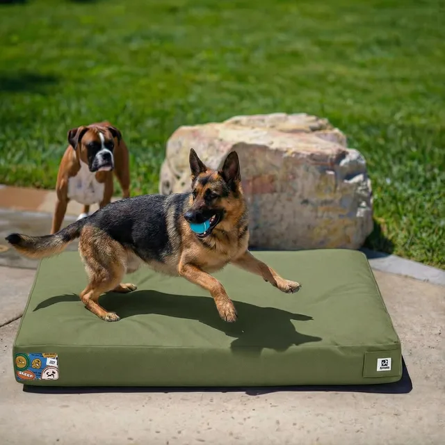 Dog Bed 42 inch waterproof green
