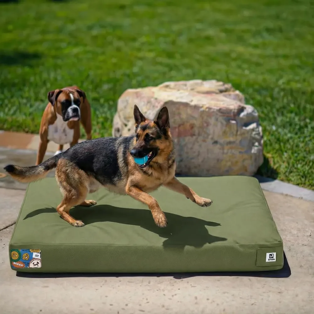 Dog Bed 42 inch waterproof green