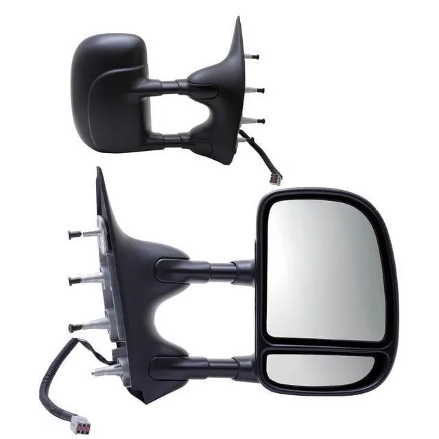 Towing Mirror black adjustable folding