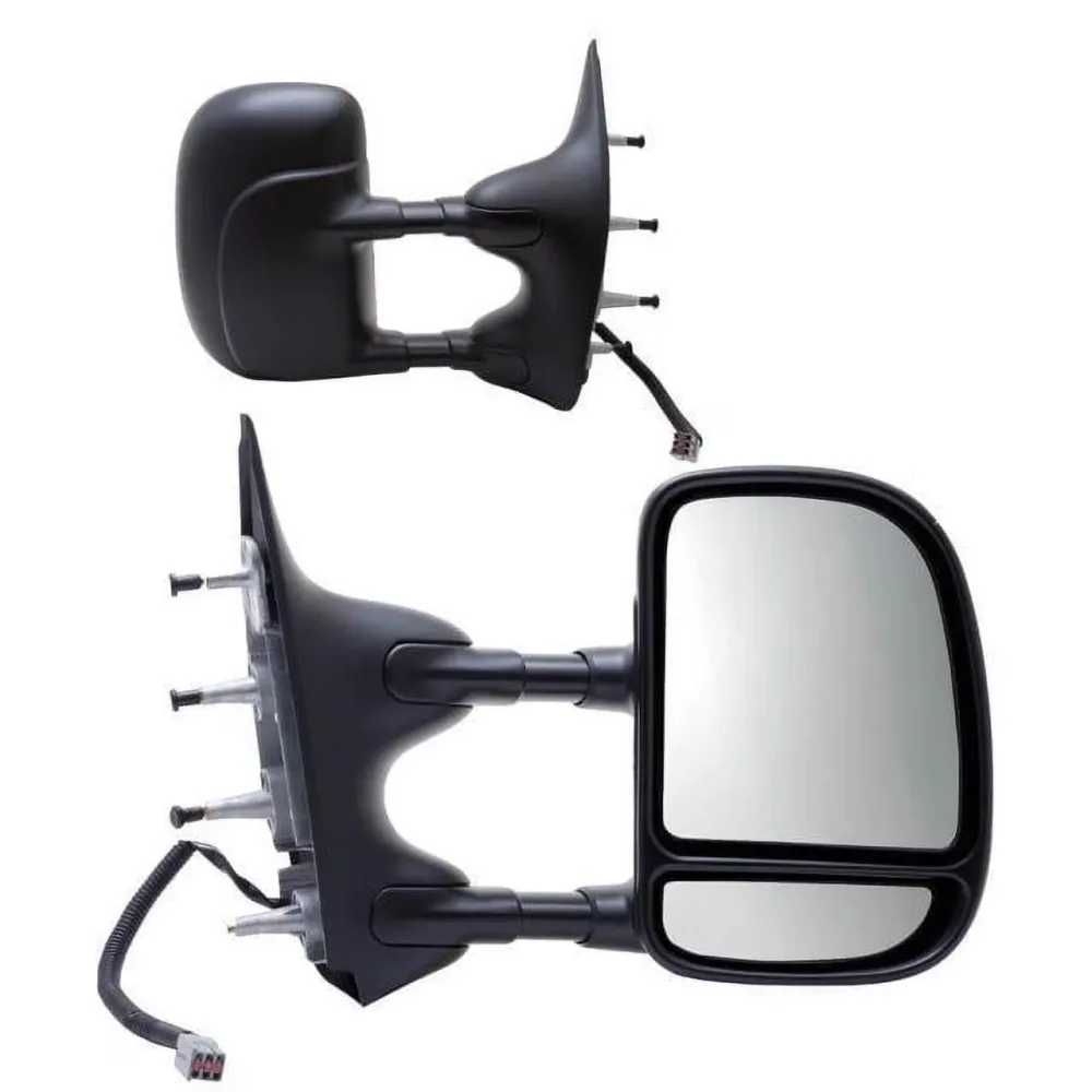 Towing Mirror black adjustable folding
