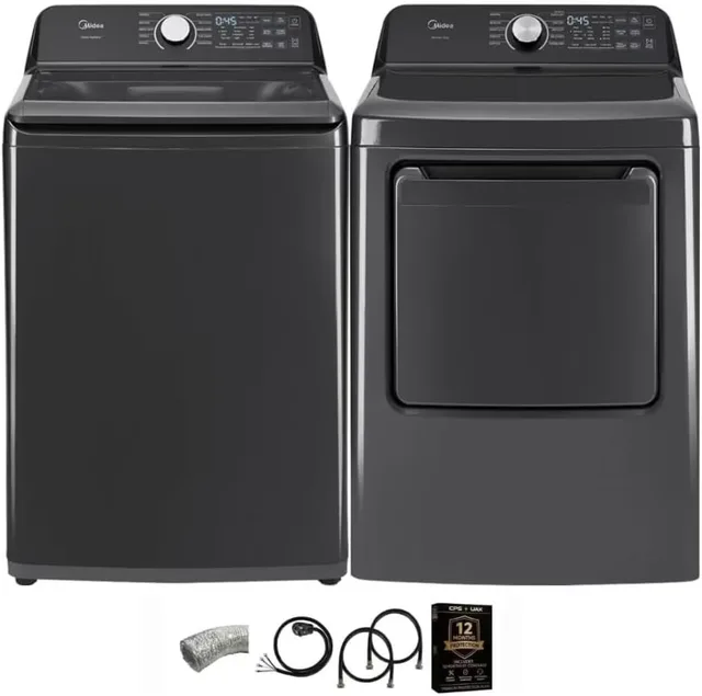 Washer black 120v 27 inches
