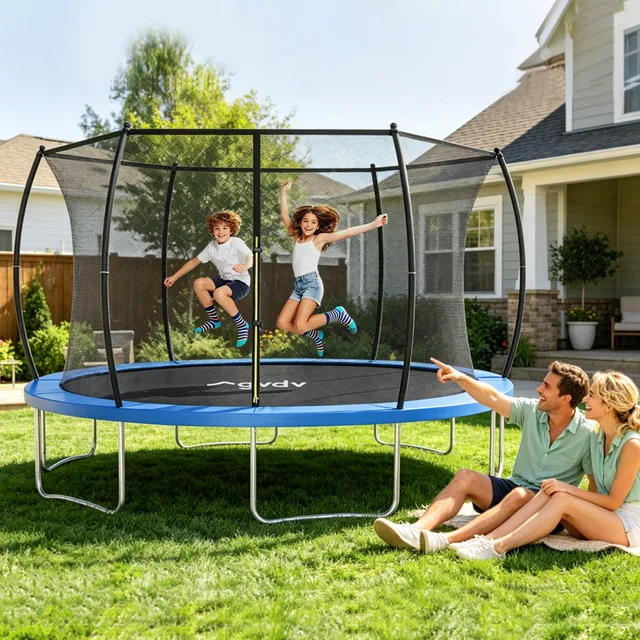 Trampoline Backyard 14' blue 12ft