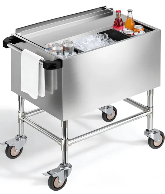 Rolling Cooler insulated 25.6" 16.5"