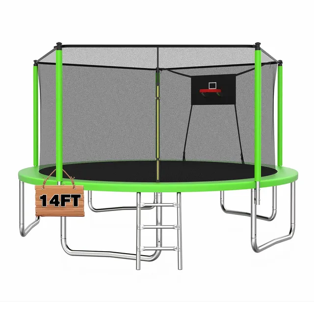 Backyard Play 14ft heavy-duty green