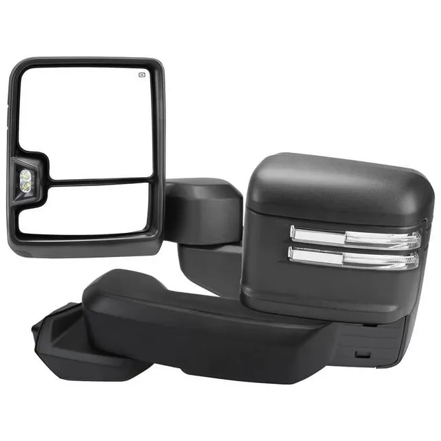 Mirror adjustable led black