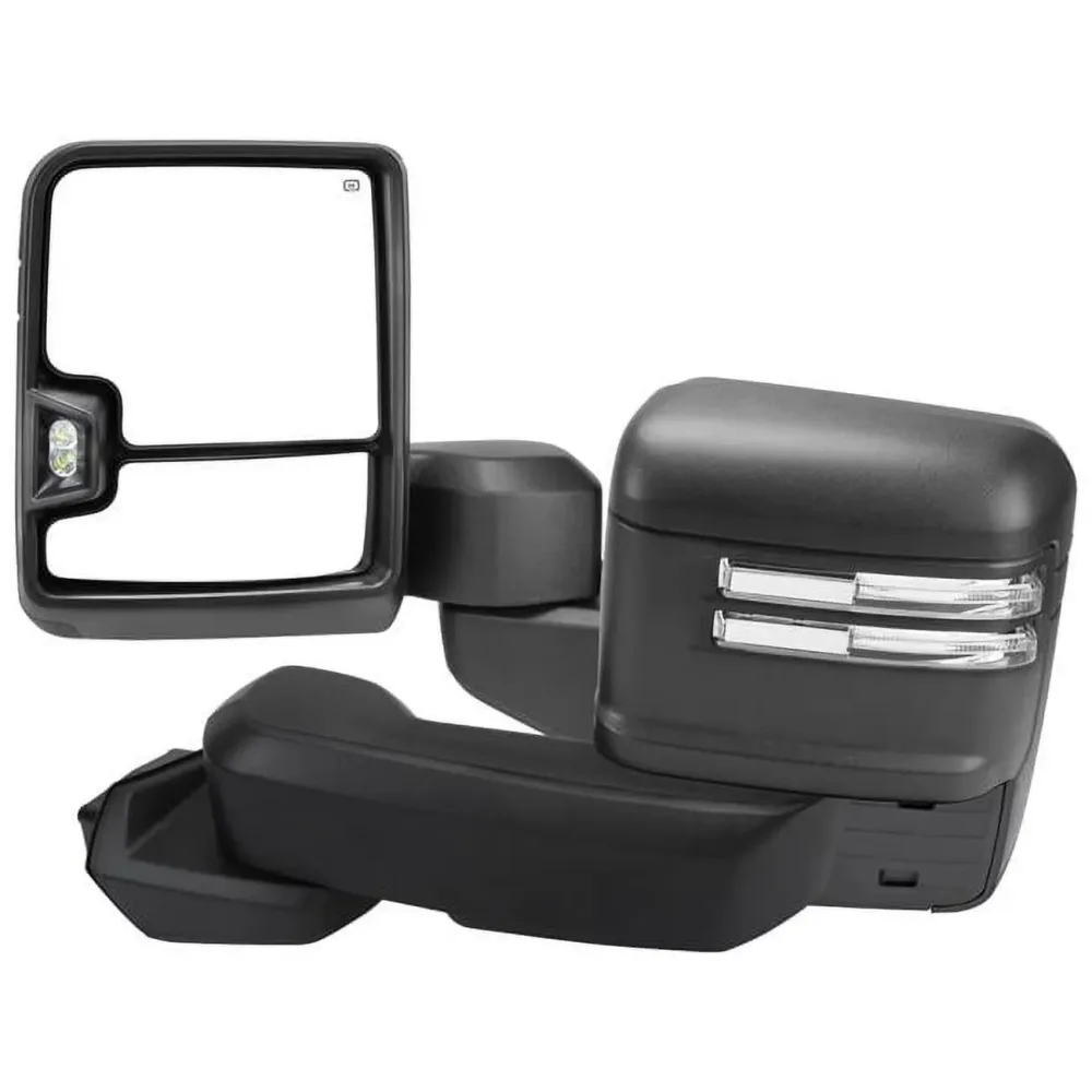 Mirror adjustable led black