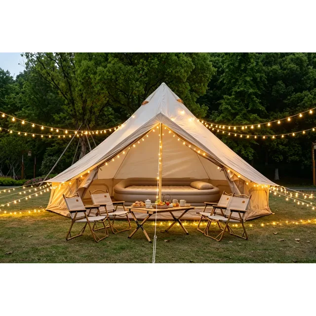 Bell Tent 9.8ft 3-4 people waterproof