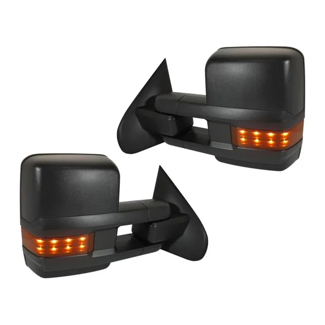 Door Mirror folding black