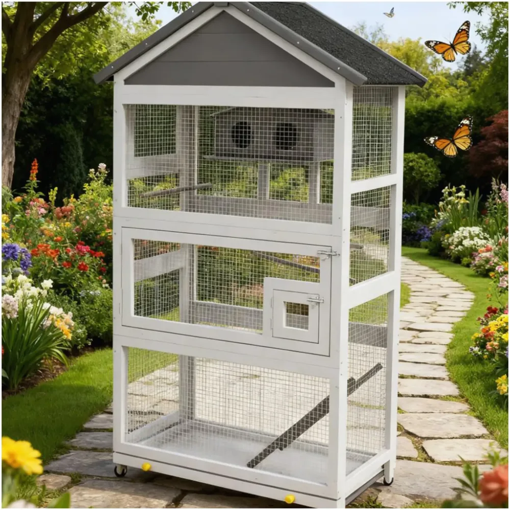 Wooden Bird black grey 3 lb
