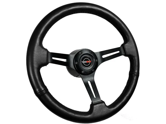 Leather Steering 14 inch 8914" 14"