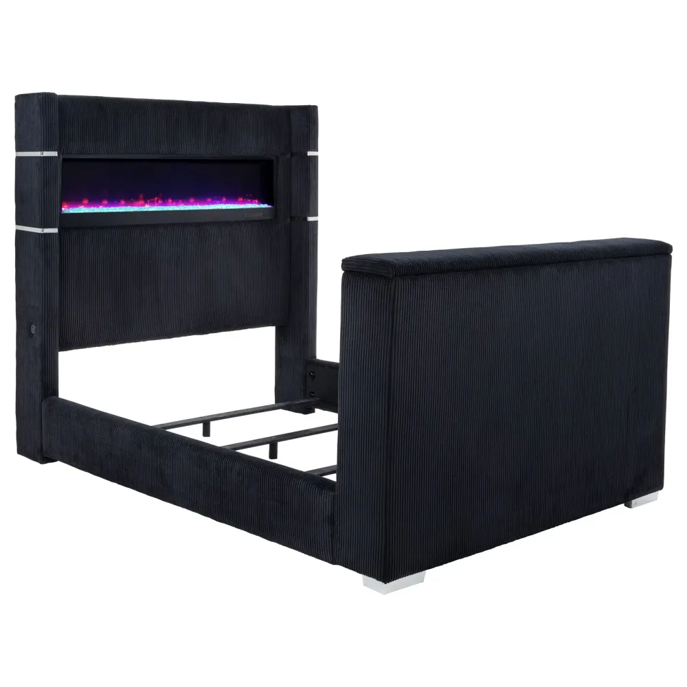 Bed black 50 inches 83.25 in