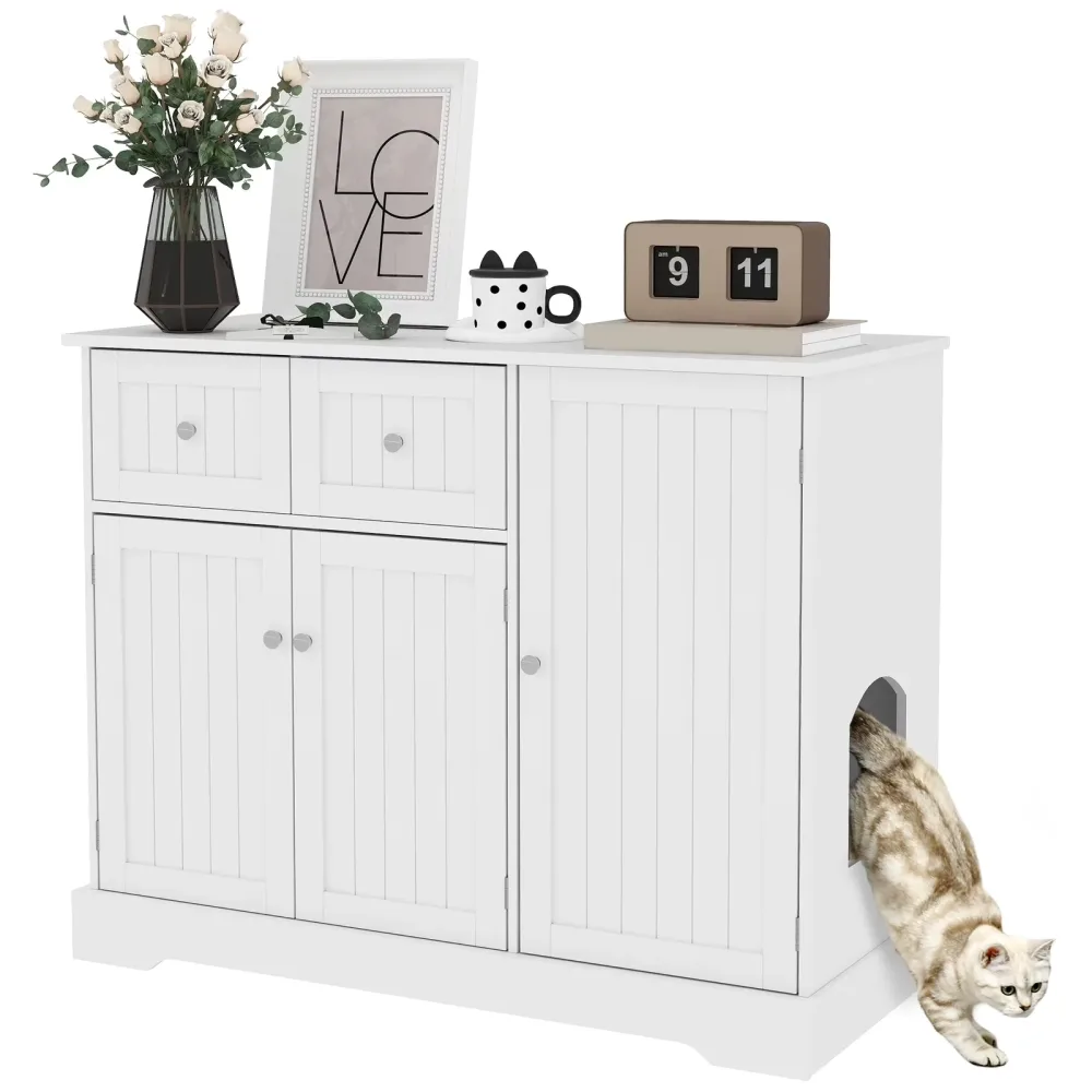 Cat Litter 39.2" 17.7" adjustable