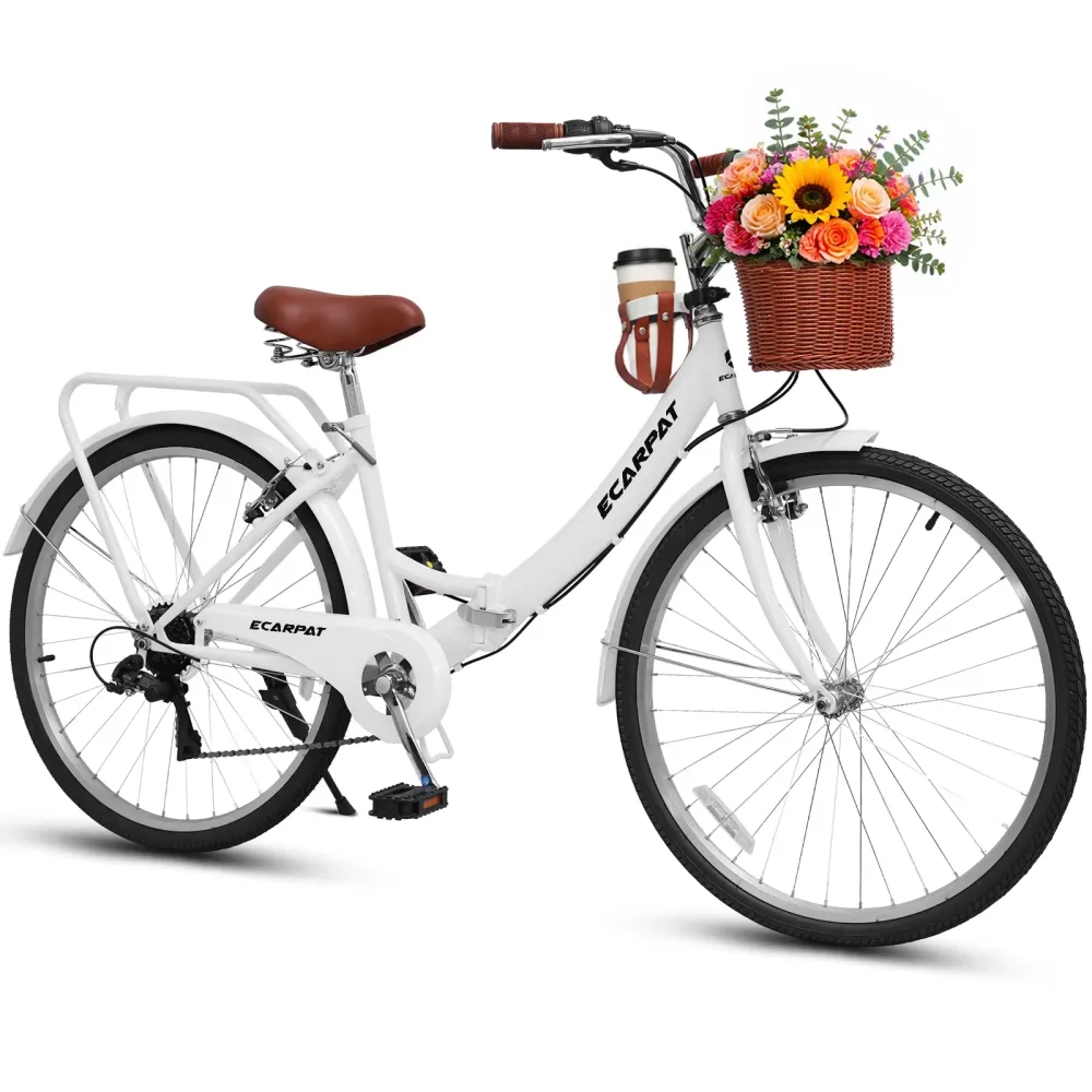 Cruiser Bike 26 inch foldable white