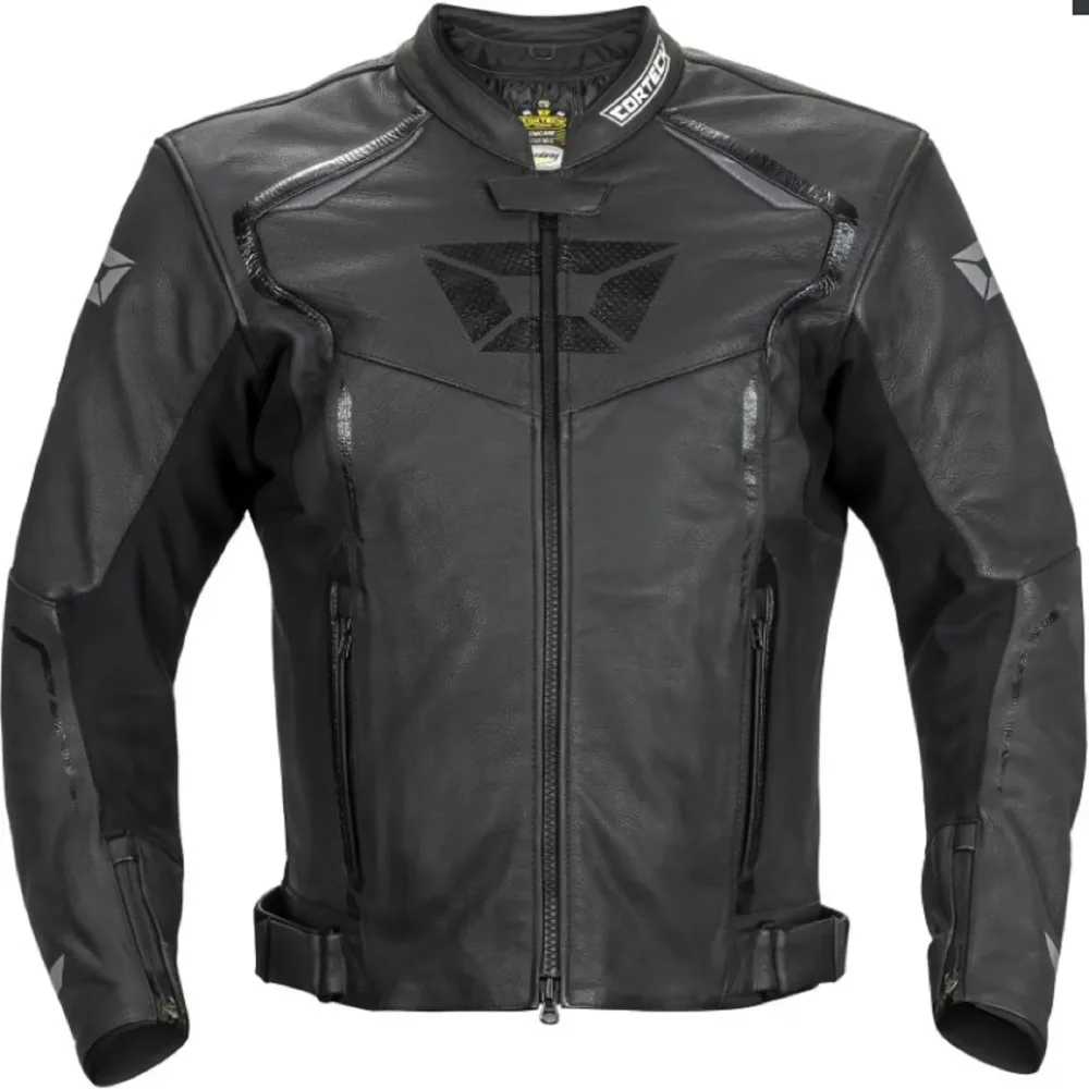 Leather Jacket black 1.2-1.3mm 8in