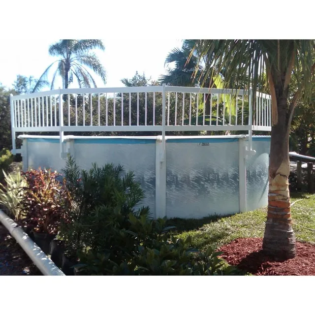 Ground Pool blue white 24"