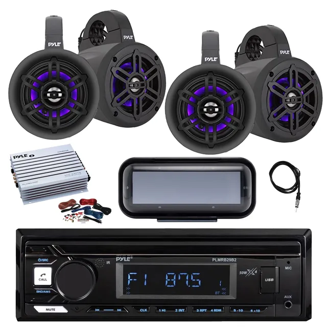 Player Stereo 4" 300w bluetooth