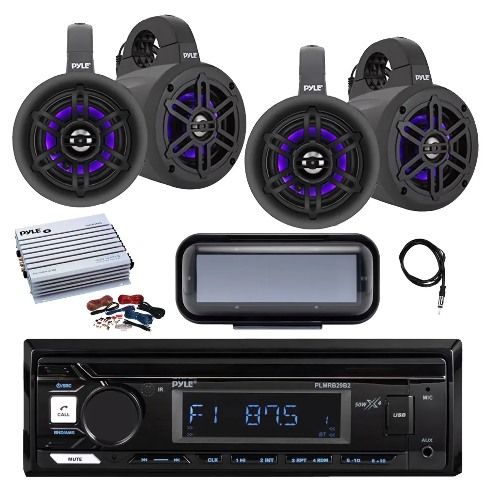 Player Stereo 4" 300w bluetooth