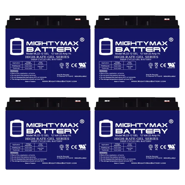 Batteries 12v 4 pack 12 volt