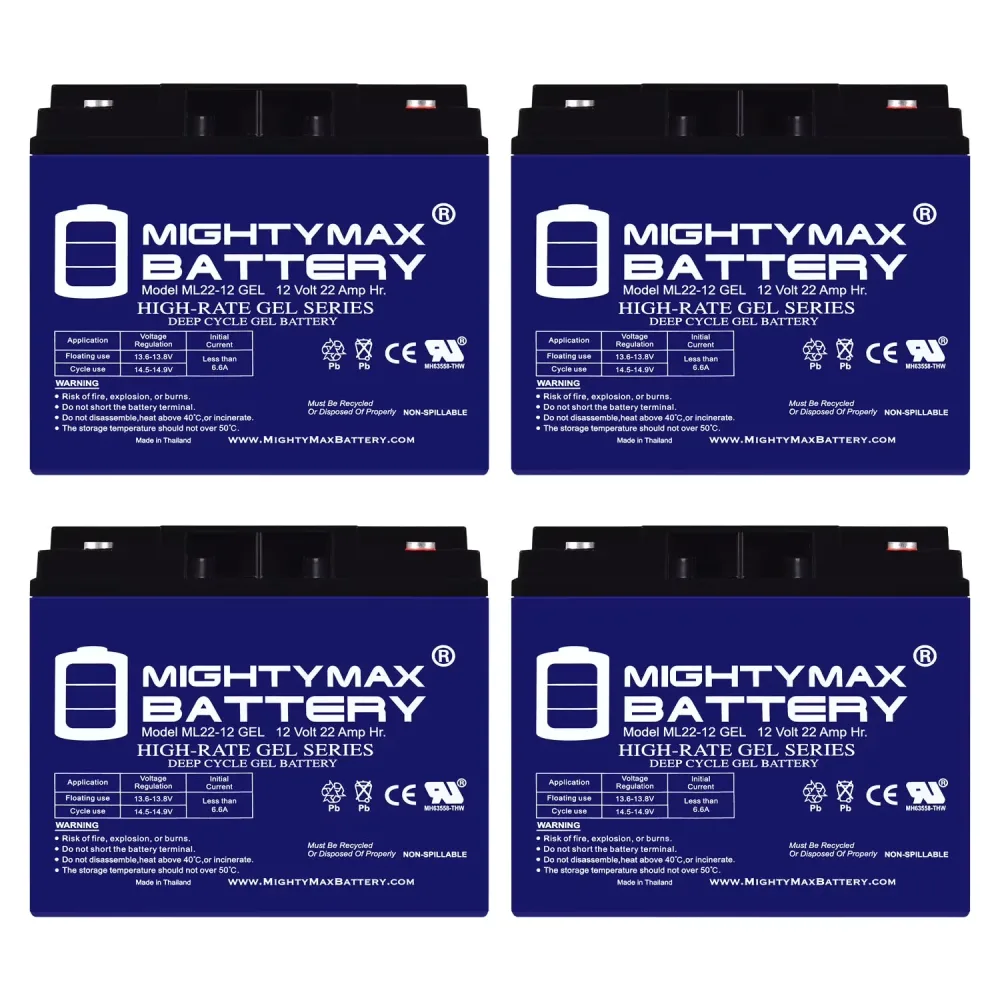 Batteries 12v 4 pack 12 volt