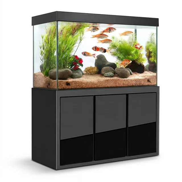 Aluminum Cabinet 135 gallon led black