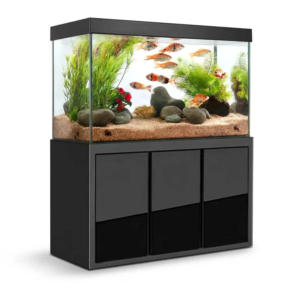 Aluminum Cabinet 135 gallon led black