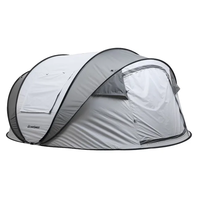 Boat Tent 4-6 persons white gray