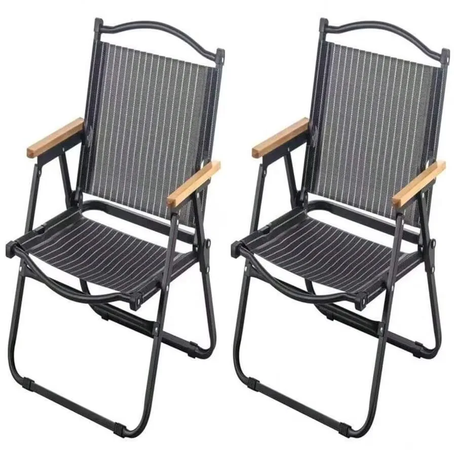 Fishing Chair portable folding black