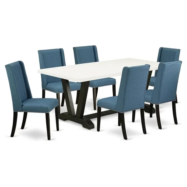 Kitchen black blue 30"