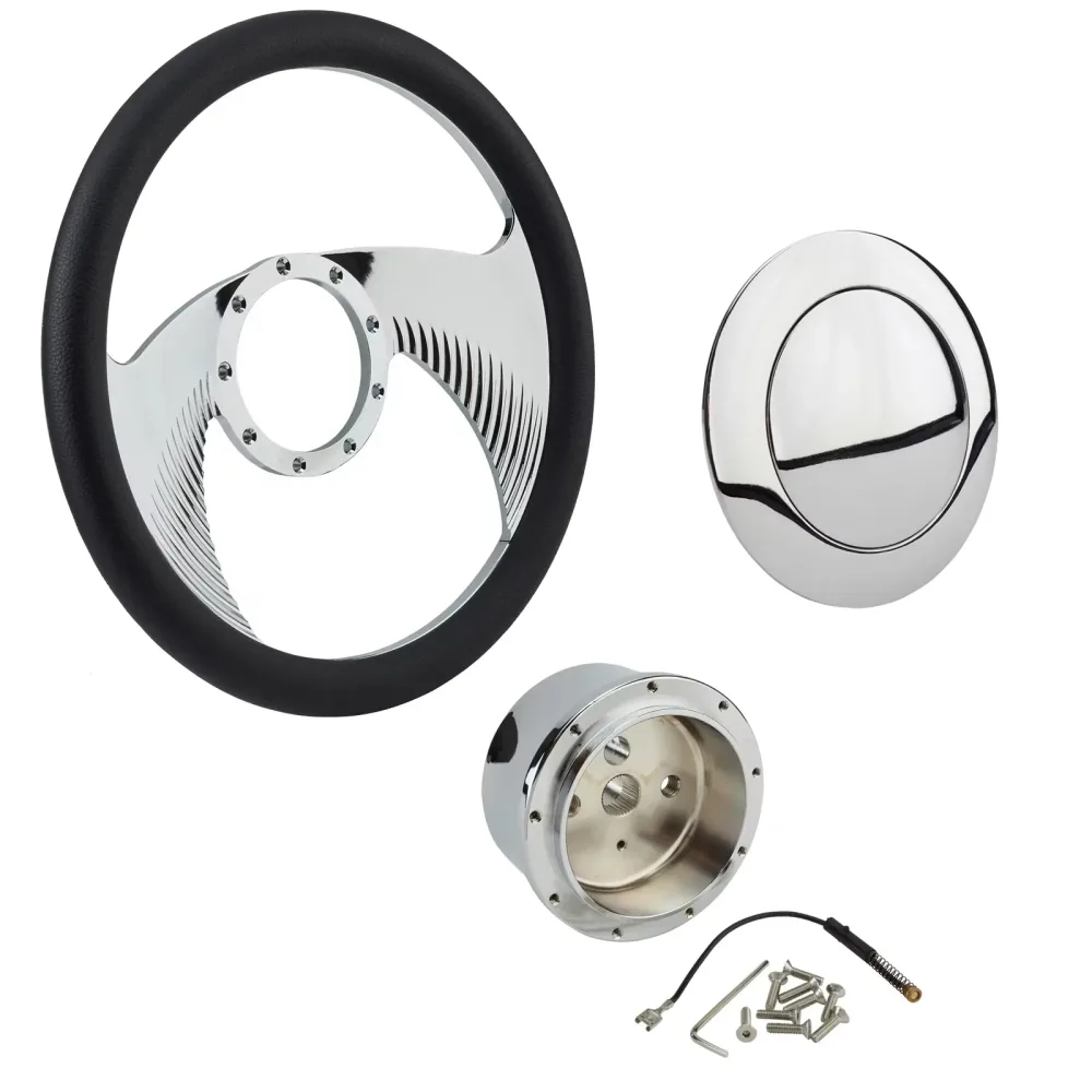 Steering Wheel 14" 2" black
