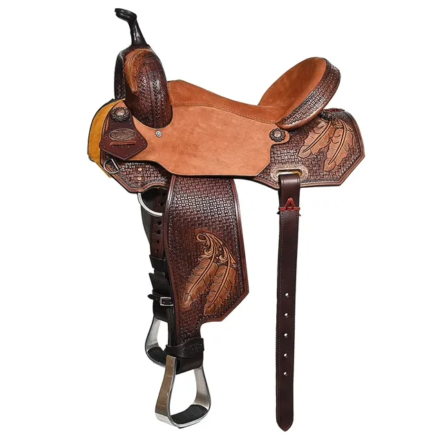 Leather Saddle 15 in 7 inches 26 inch