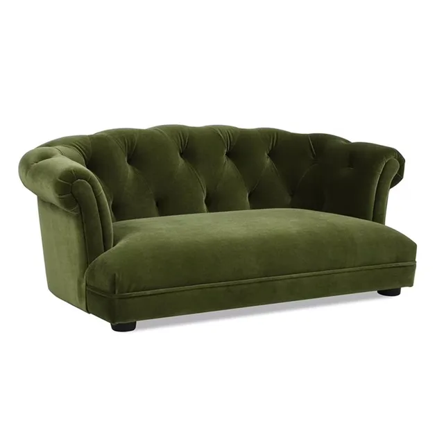 Sofa Bed 36.5" green 150 lbs