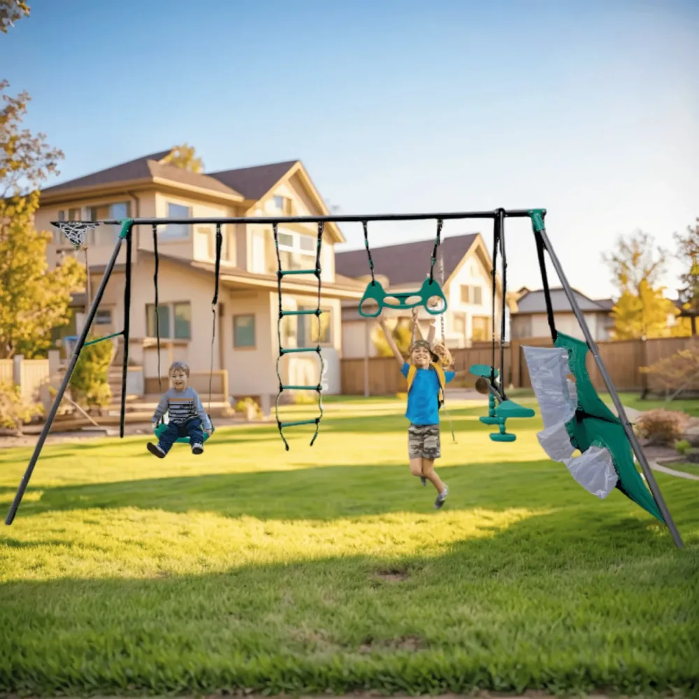 Backyard Playground 550lbs green 150.79"