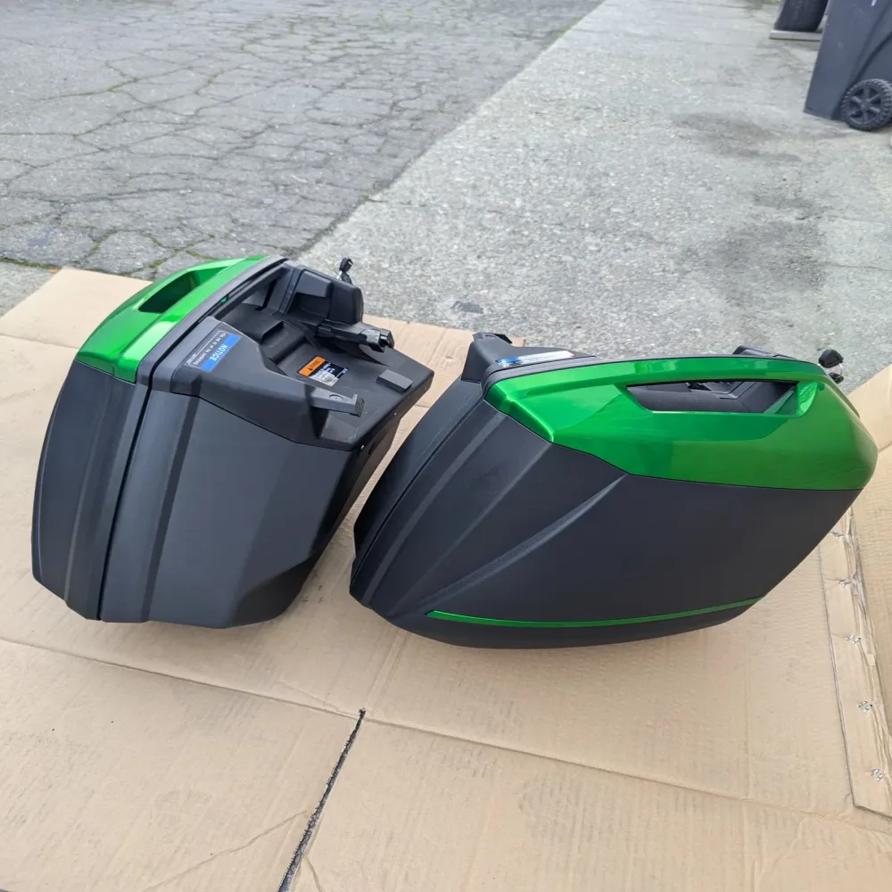 Motorcycle Luggage green 2019pack