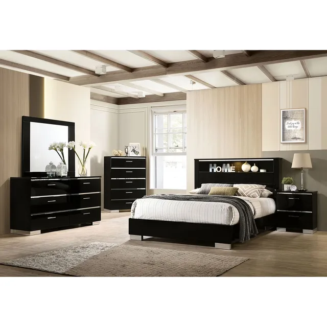 Bedroom black 8" 4"