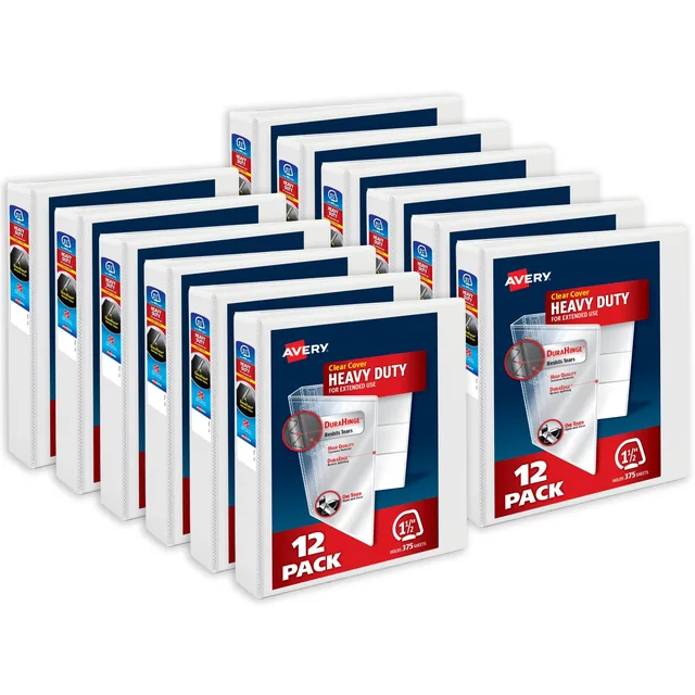 General Classroom 1.5" 12 pack heavy-duty