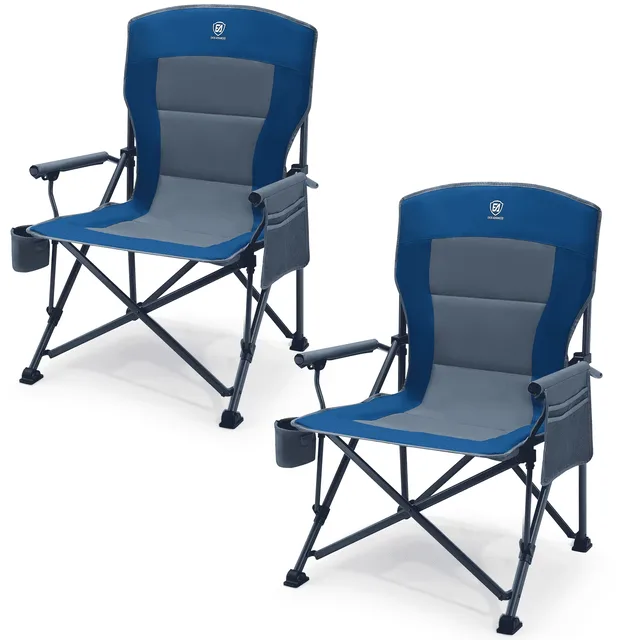 Camping Chair 2 pack 500lbs folding