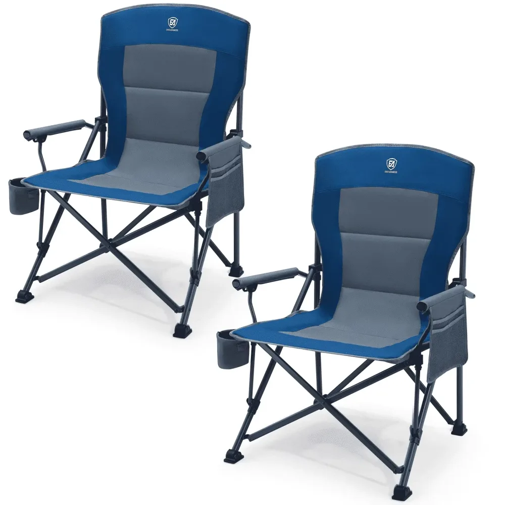 Camping Chair 2 pack 500lbs folding