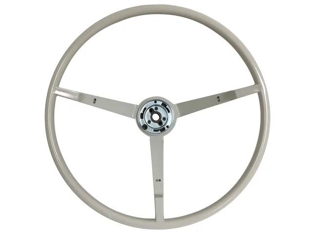 Steering Wheel 15 inch white 15"