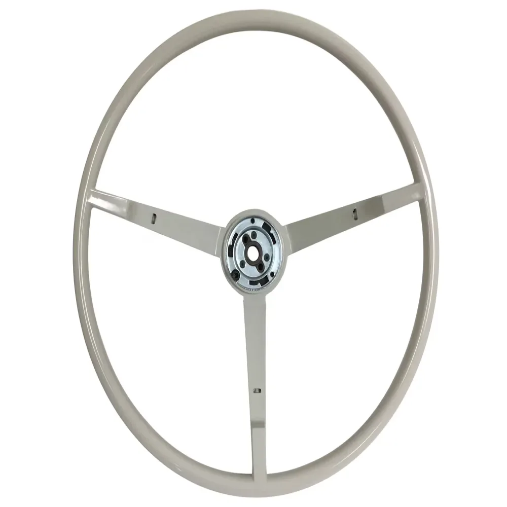 Steering Wheel 15 inch white 15"