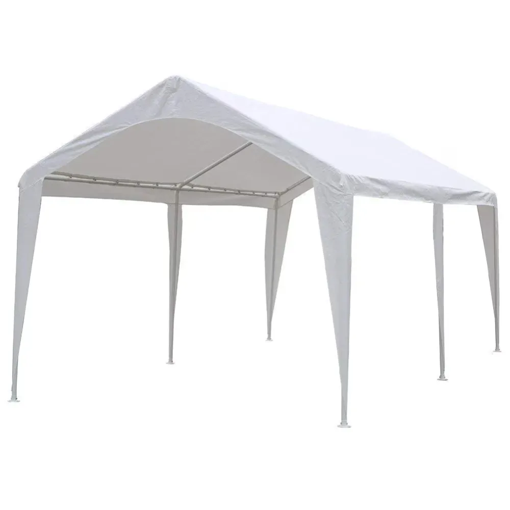 Carport Canopy white 10w 9.5ft