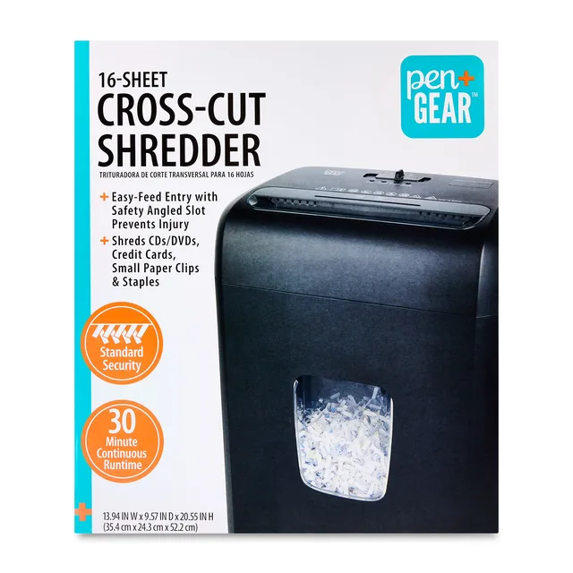 Shredder black 0.16 in 1.38 in