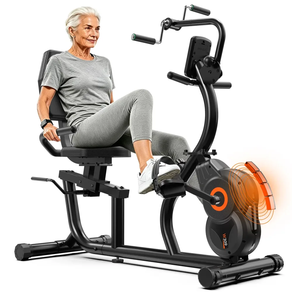 Recumbent Bike adjustable 49.21" 24.6"