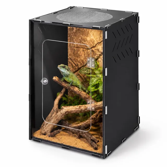 Reptile Terrarium 25gallon black