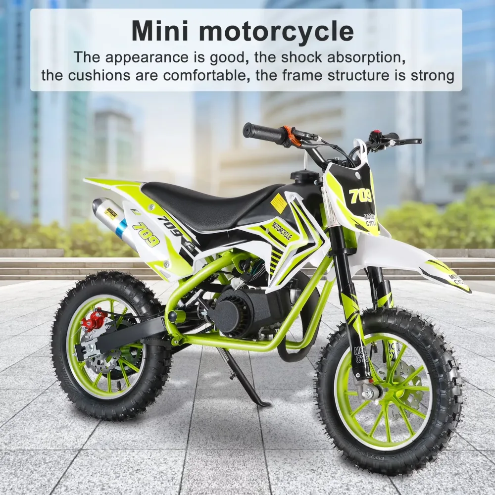 Dirt Bike green 10 inches 150kg