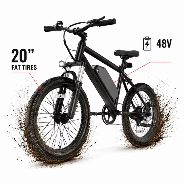 Electric Bike 20" 250w 48v
