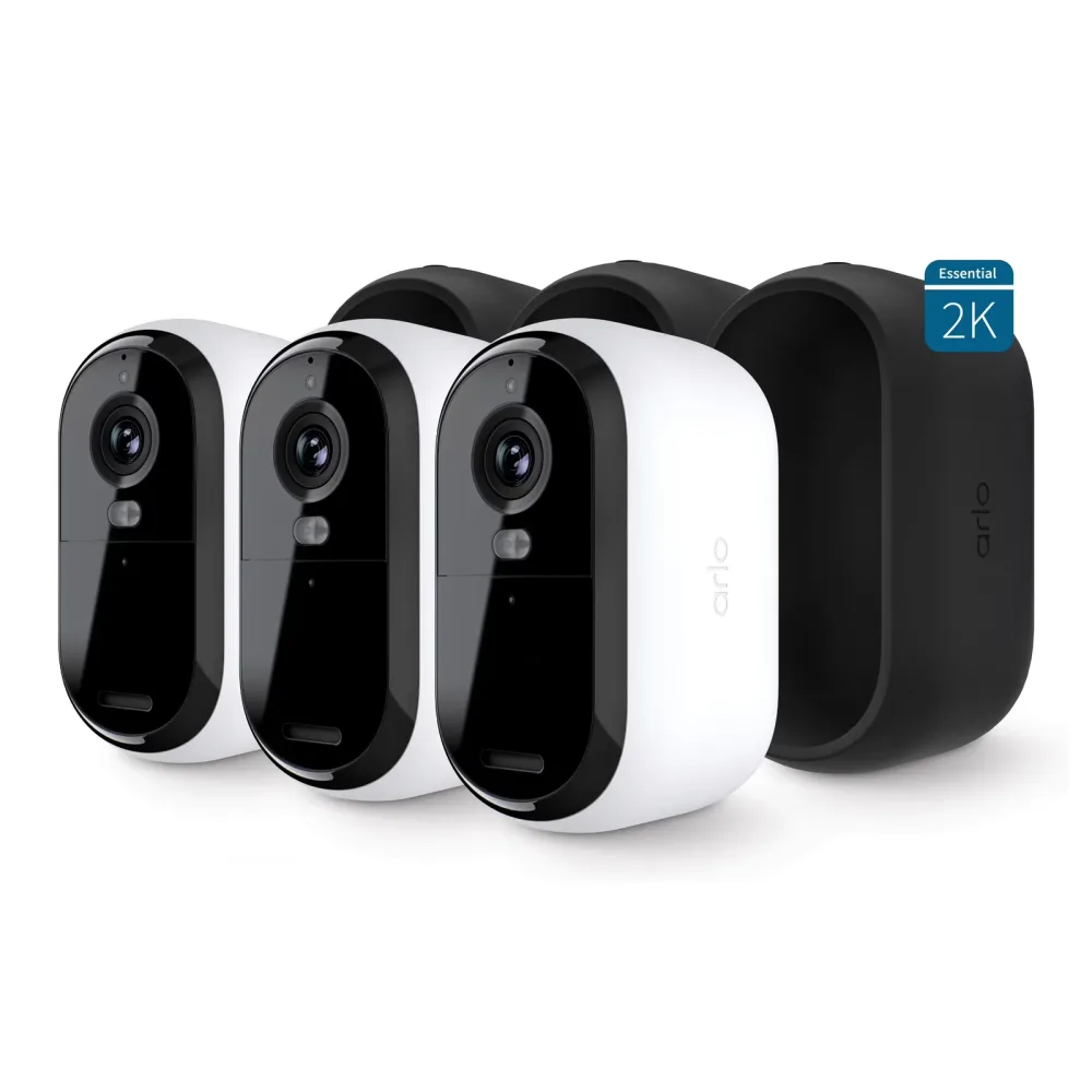 Camera wireless white rechargeable