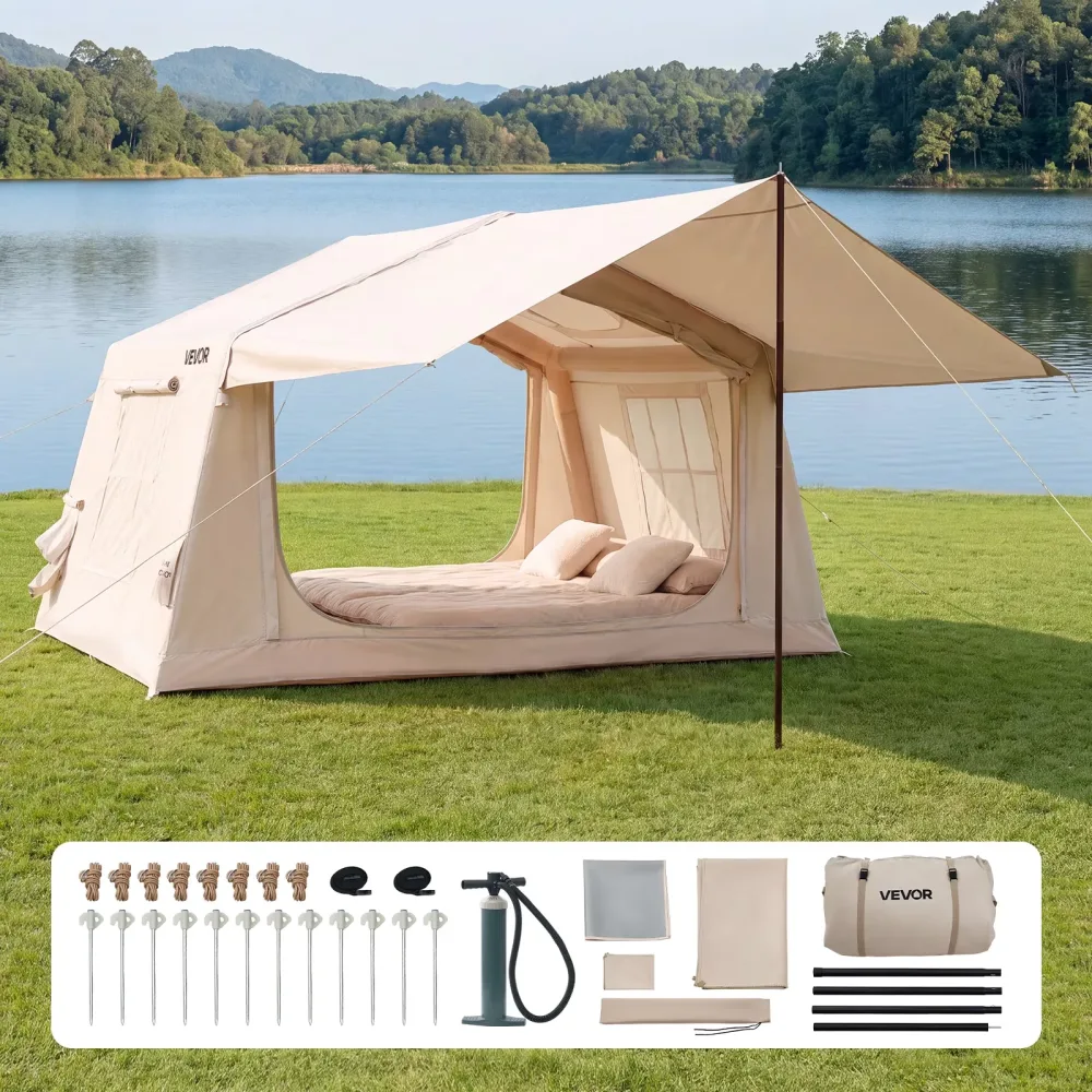 Inflatable Tent 2-4 person waterproof 2-4 people