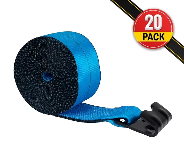 Winch Straps 4" 5400 lbs 20 pack