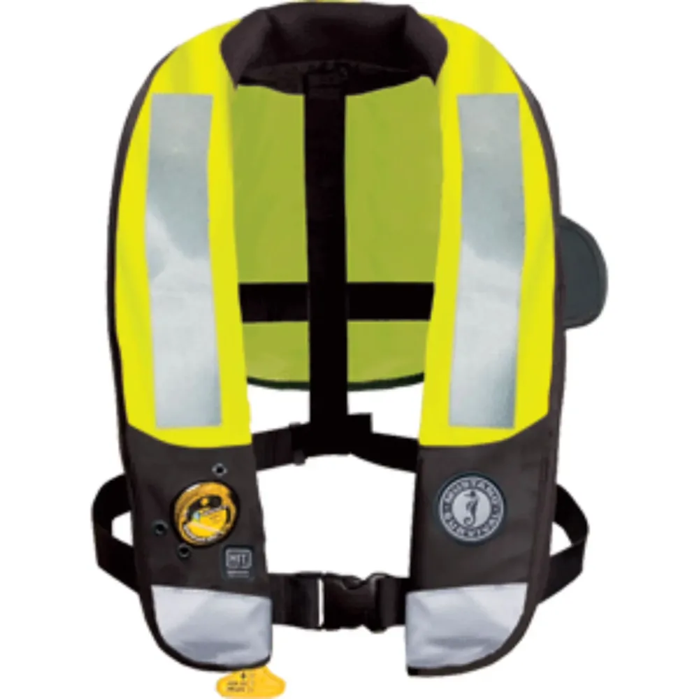 Vest yellow gray