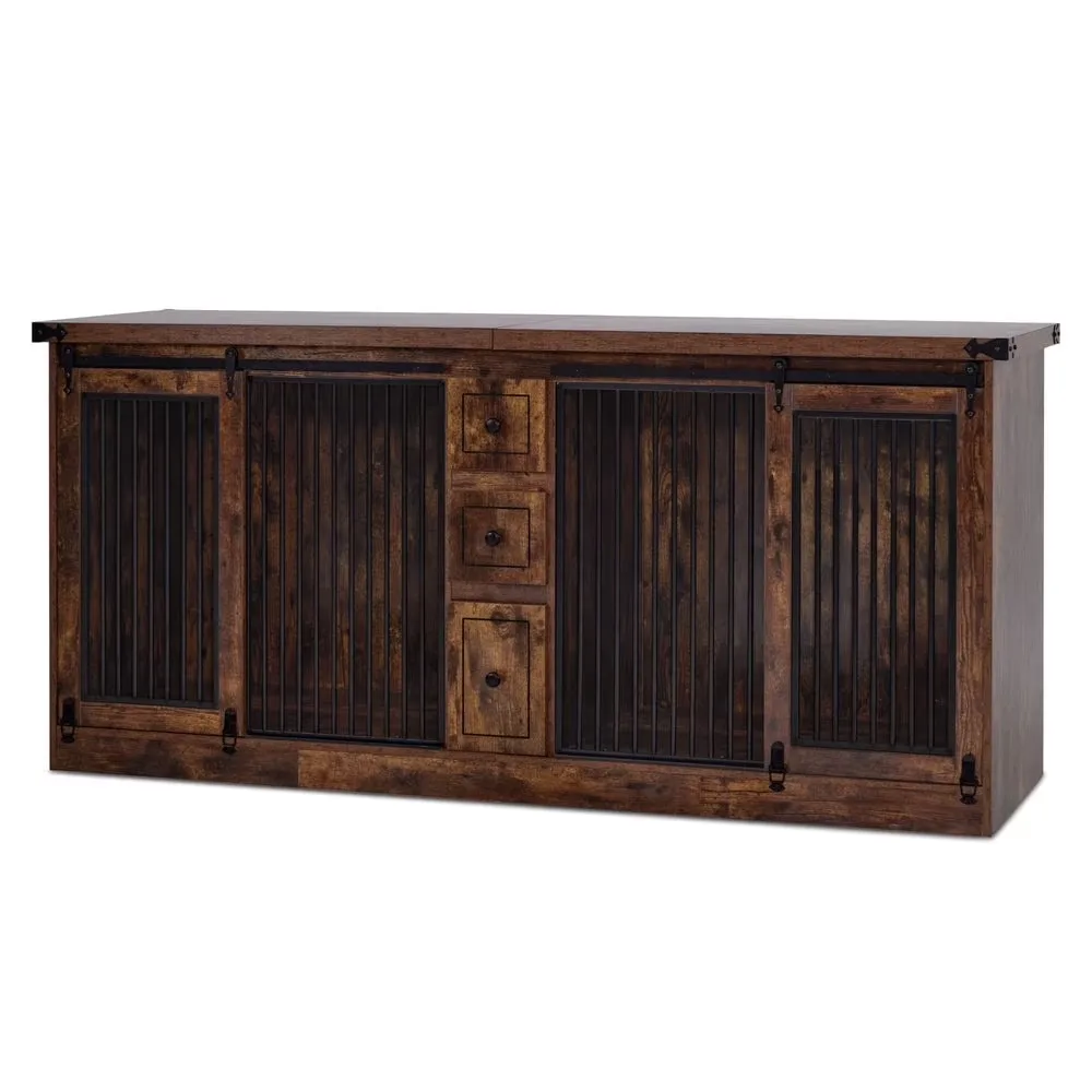 Dog Crate 76 inches brown 1.0 inches